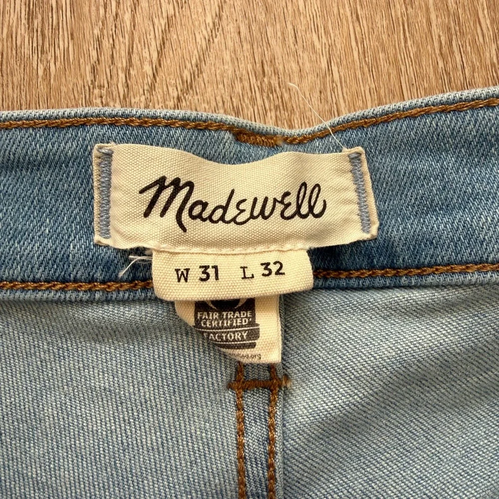 Madewell Athletic Slim Jeans‎ Mens 31x32 Light Wash Blue Denim Stretch